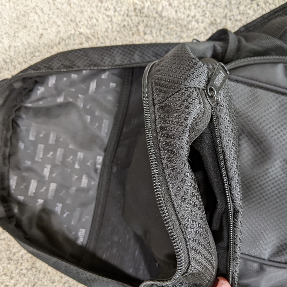 New Puma black silver backpack